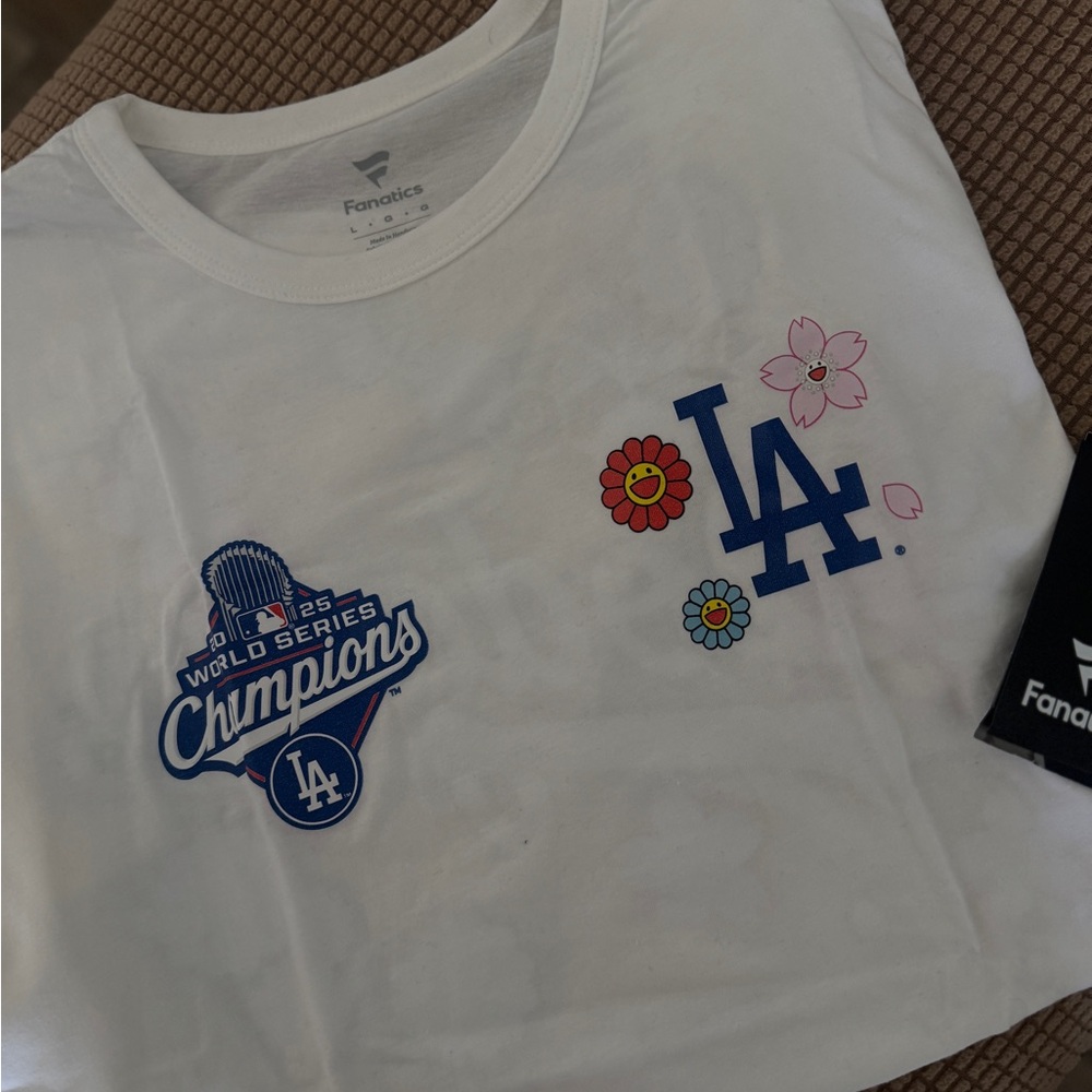 Takashi Murakami Fanatics x Los Angeles Dodgers World Series 2025 Champs T-Shirt